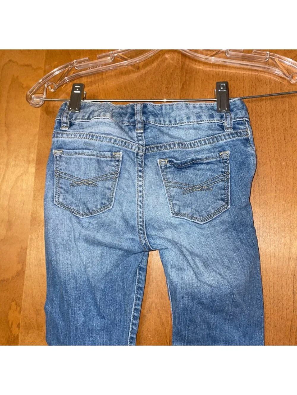 GapKids 1969 Super Skinny Light Wash Denim Jeans Sz 7 Adjustable Waist